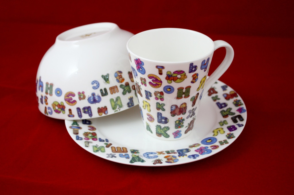 Набор посуды «Азбука» | Акку