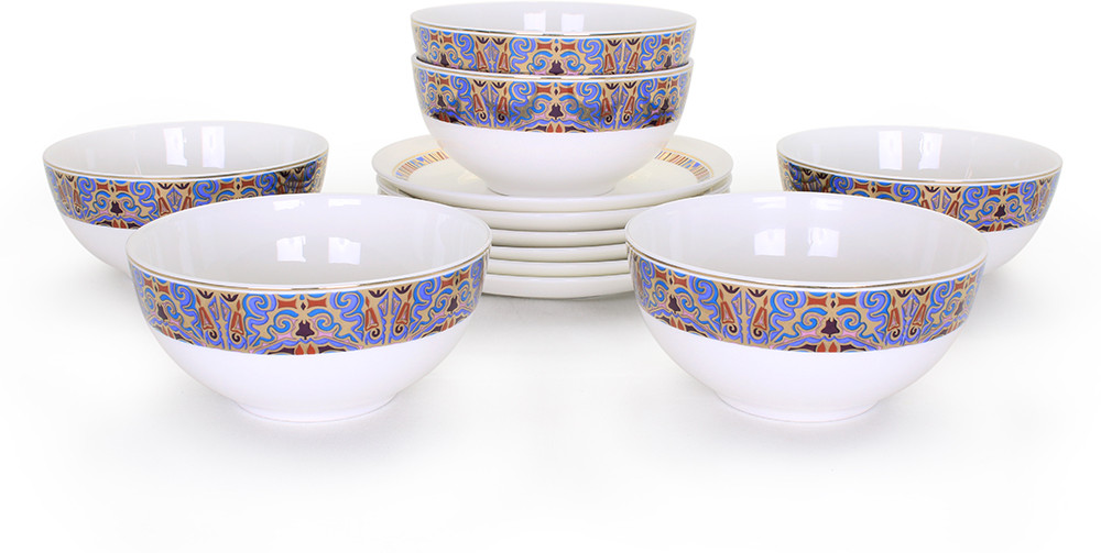Набор пиал с блюдцами «Тамерлан» (12 предметов) | Тамерлан | Акку