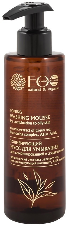 Мусс для умывания тонизирующий для комбинированной и жирной кожи | Свежесть и сияние | Eco Laboratorie