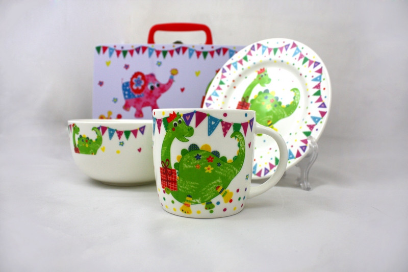 Набор посуды «Динозаврик» | Акку