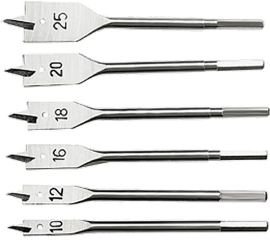 Набор сверл перовых по дереву | Sparta