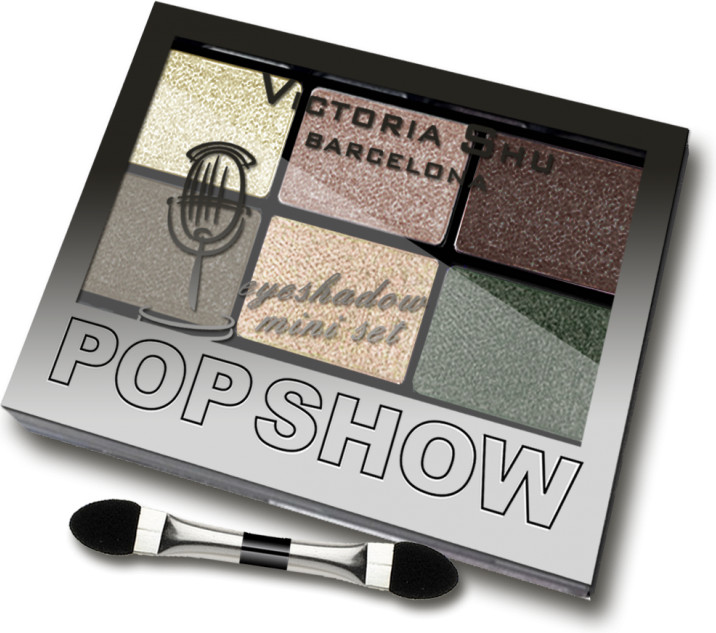 Набор теней для век «Pop Show», оттенок 469 Бежево-изумрудная гамма | Victoria Shu