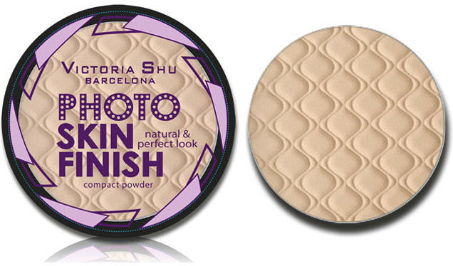 Пудра компактная «Photo Skinfish», оттенок Нежный персик | Victoria Shu