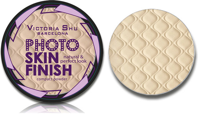 Пудра компактная «Photo Skinfish», оттенок Фарфоровый | Victoria Shu