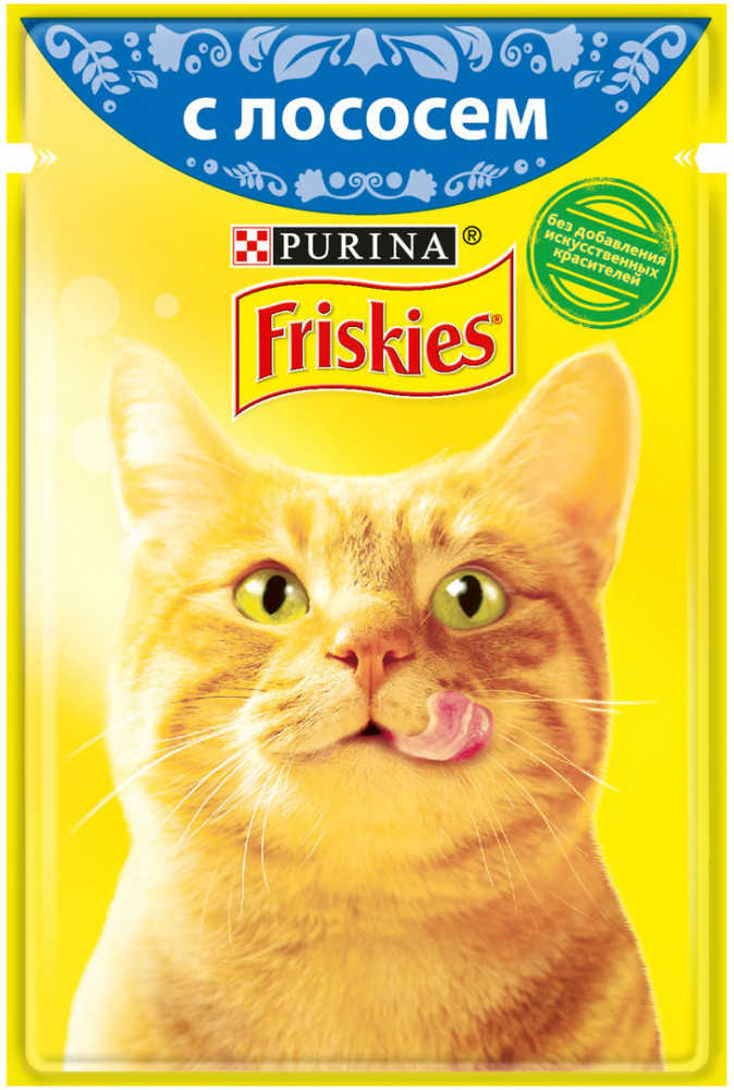 Корм влажный для кошек с лососем | Friskies