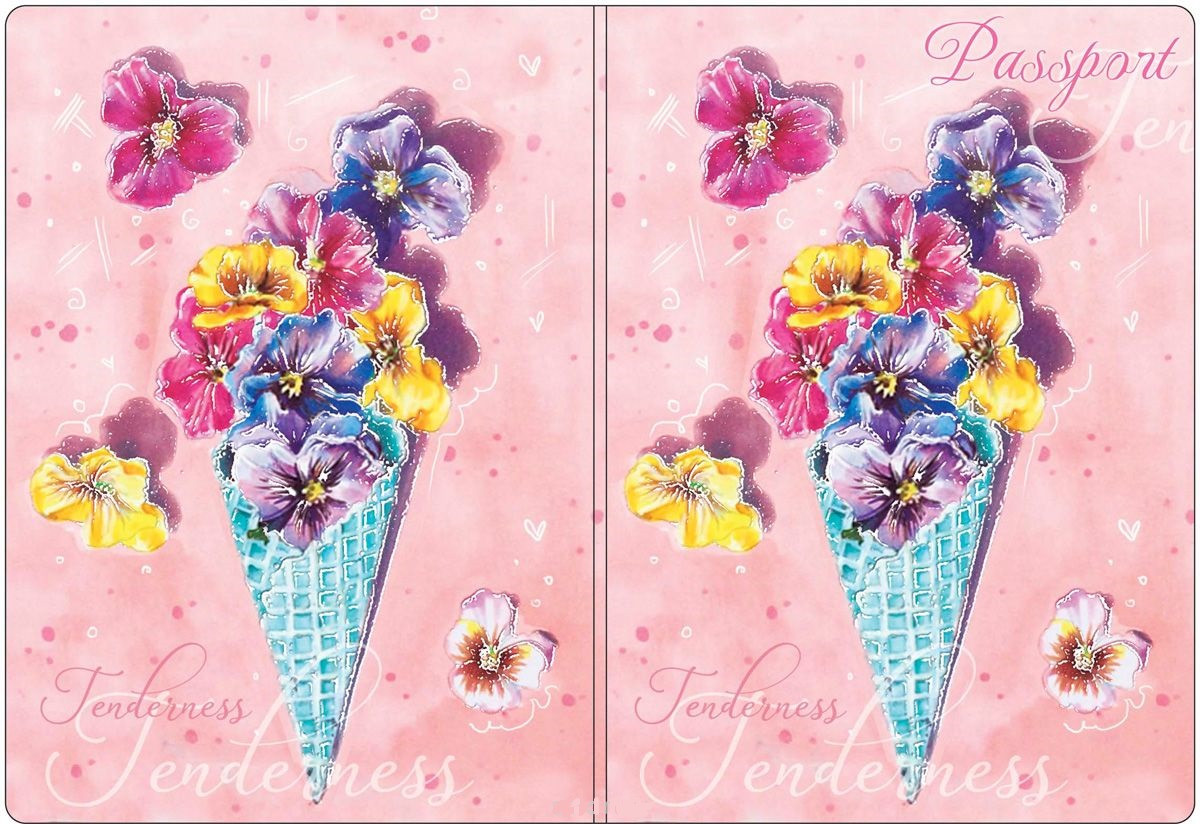 Обложка для паспорта «Цветы» | Magic Home