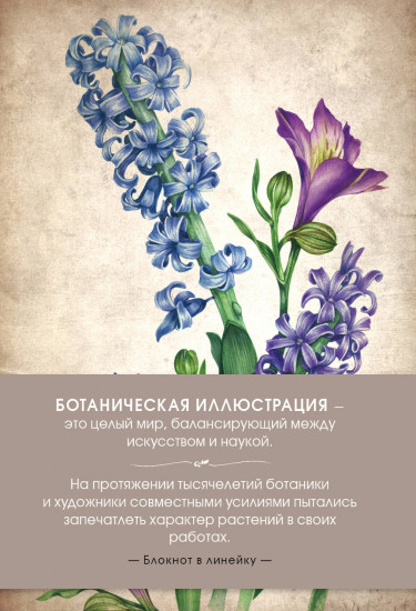 Блокнот. Ботаническая иллюстрация