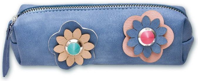 Пенал «Голубые цветы» | Феникс +