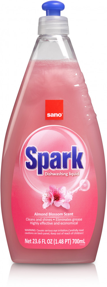 Средство для мытья посуды с ароматом «Миндаль» | Spark | Sano