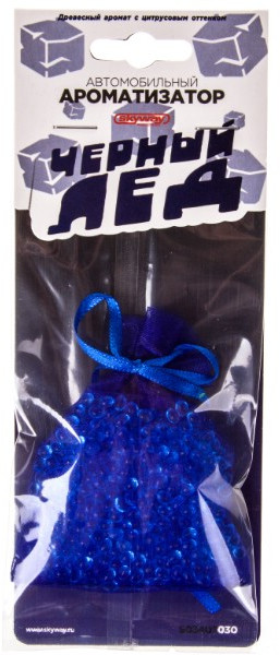 Ароматизатор подвесной «Черный лед» (мешочек с гранулами) | Skyway