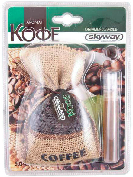 Ароматизатор подвесной «Кофе» (мешочек с зернами) | Skyway