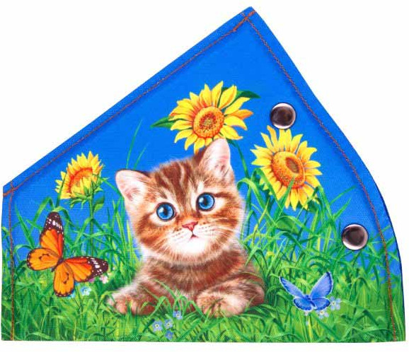 Адаптер ремня безопасности детский «Котенок и подсолнухи» | Skyway