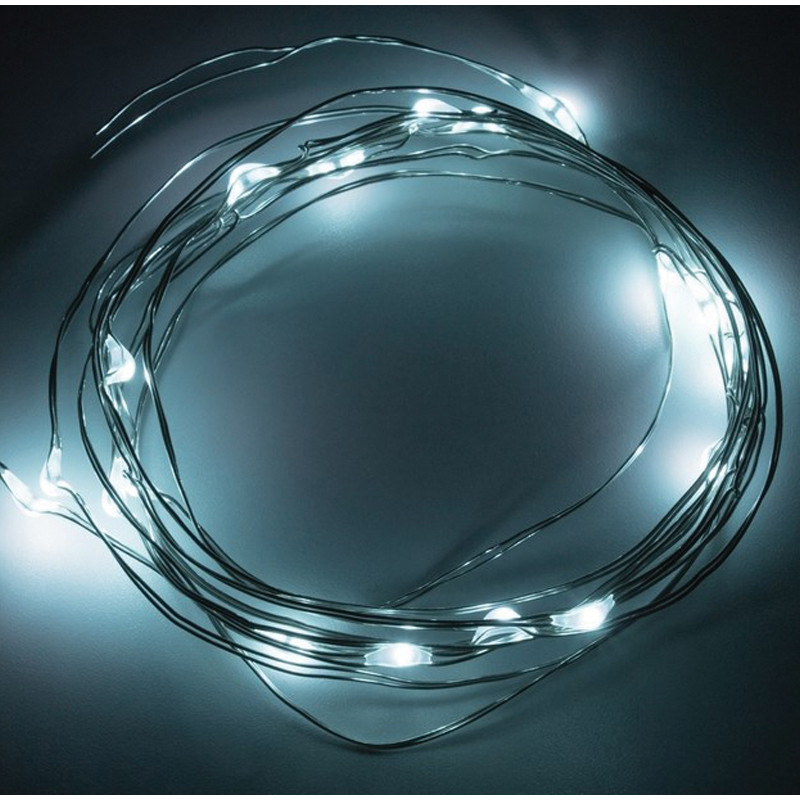 Электрогирлянда светодиодная на батарейках «Роса» | Neon-Night