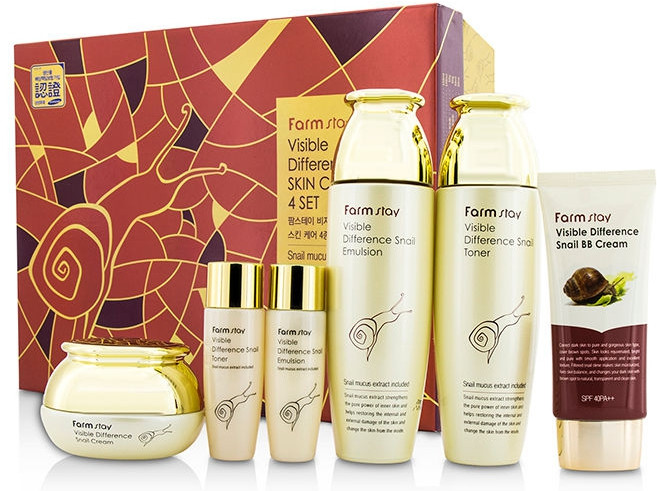 Набор по уходу за кожей лица на основе слизи улитки | Snail | Myungin Corporation