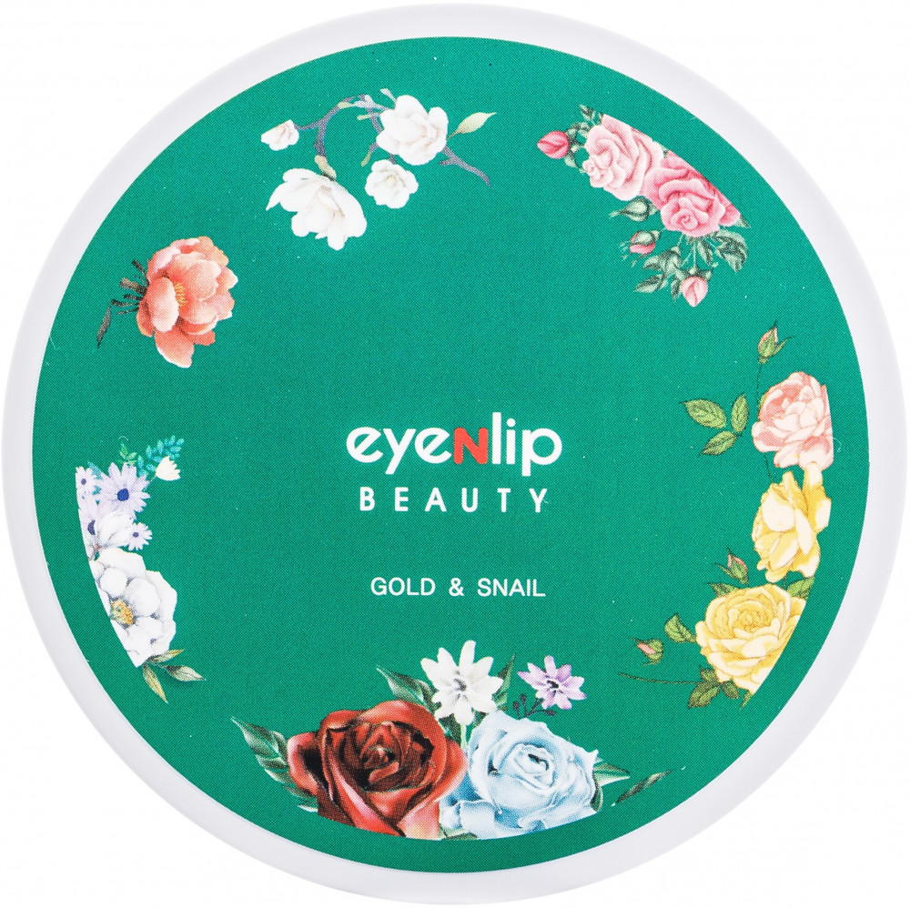 Патчи для глаз гидрогелевые с экстрактом золота и муцина улитки | Hydrogel eye patch | Eyenlip beauty
