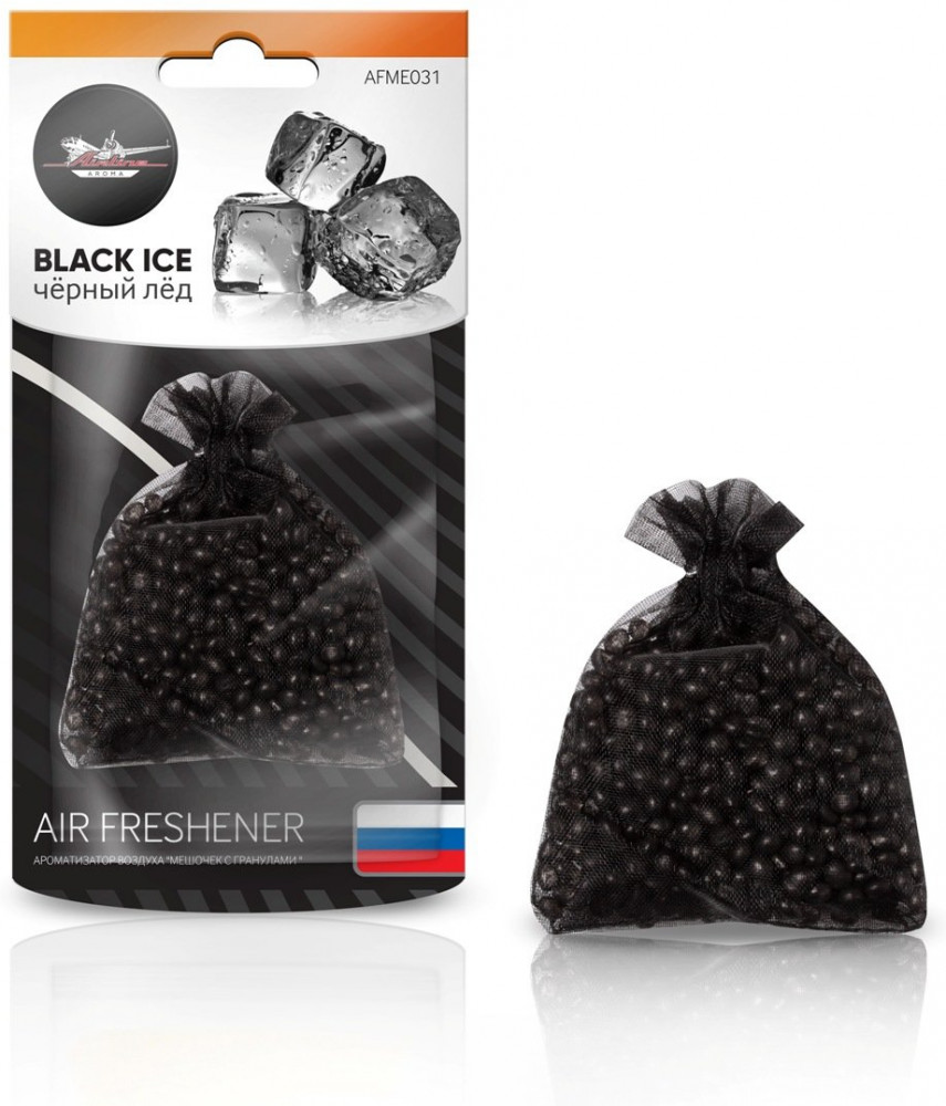 Ароматизатор подвесной «Черный лед» | Airline