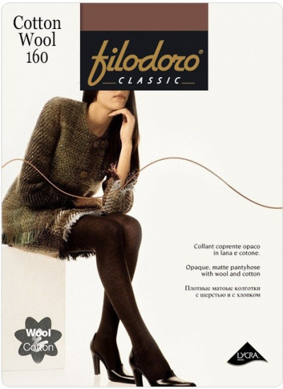 Колготки из шерсти и хлопка «Cotton Wool» (160 den)