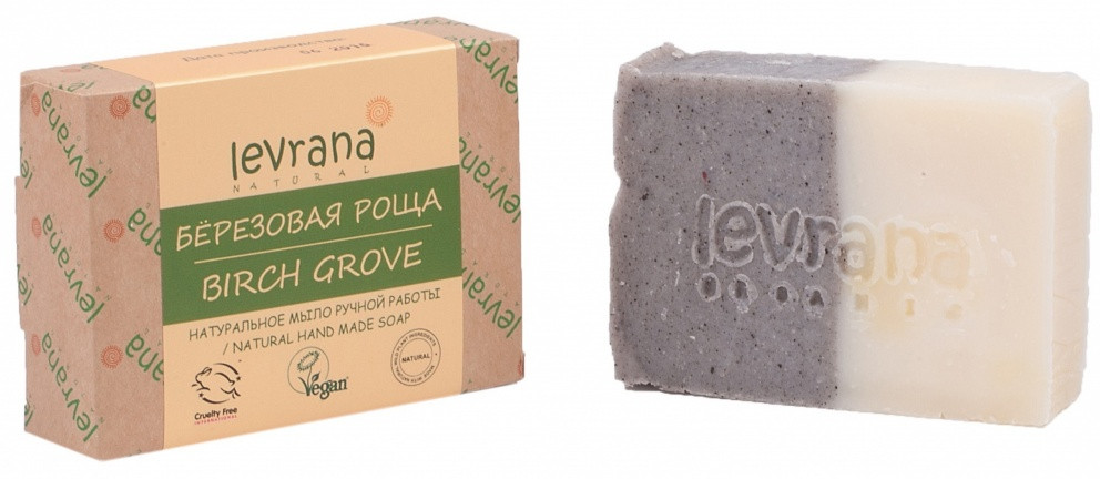 Мыло натуральное ручной работы «Берёзовая роща» | Levrana