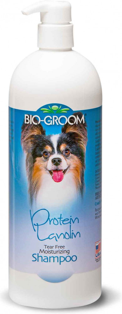 Шампунь-кондиционер увлажняющий с протеин-ланолином для собак «Protein/Lanolin» | Bio-groom