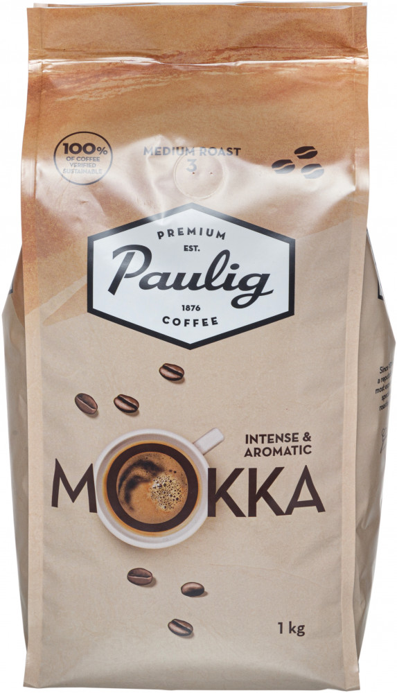 Кофе в зернах «Mokka» | Premium | Paulig
