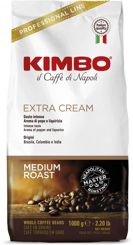 Кофе в зернах «Extra Cream» | Espresso Bar | Kimbo
