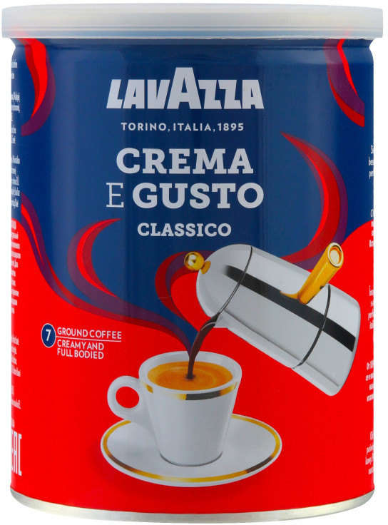 Кофе молотый «Crema e Gusto» | Crema e Gusto | Lavazza (Лавацца)