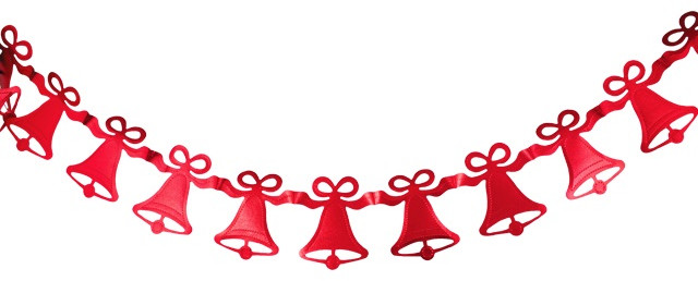 Гирлянда из фольги «Колокольчик» (15 см×2,1 м)