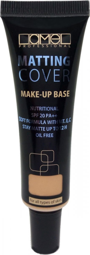 Тональный крем «Matting Сover», оттенок 03 Нежно-бежевый | Lamel