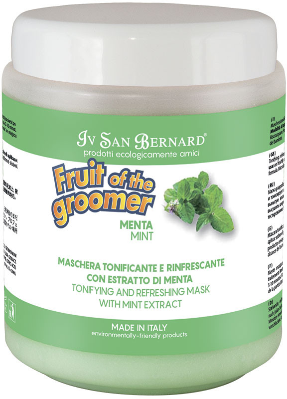 Маска восстанавливающая для любого вида шерсти с витамином В6 «Mint» | Fruit of the Grommer | Iv San Bernard