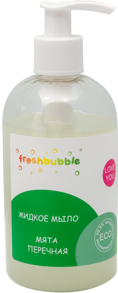 Мыло жидкое «Мята перечная» | Freshbubble | Levrana