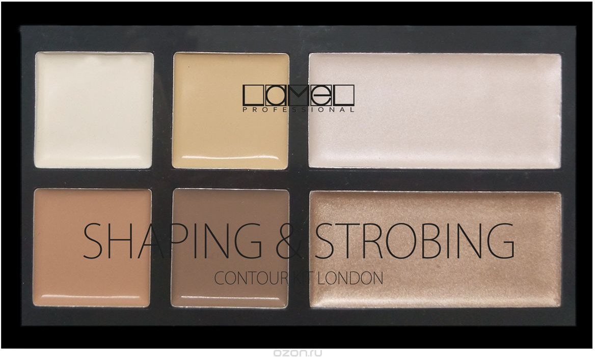 Набор для макияжа — корректор и хайлайтер «Shaping&Strobing», оттенок Комбинированный | Lamel