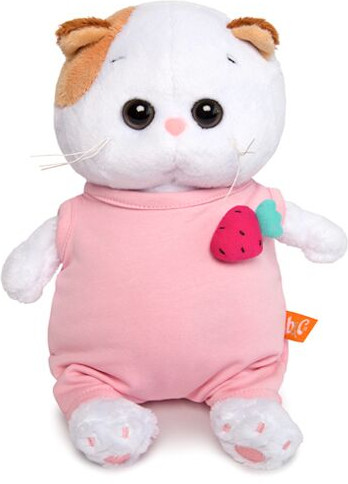 Мягкая игрушка «Ли-Ли baby в розовом комбинезоне с клубничкой»