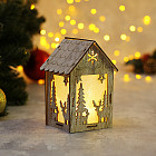 Подвеска световая «Домик с оленем»