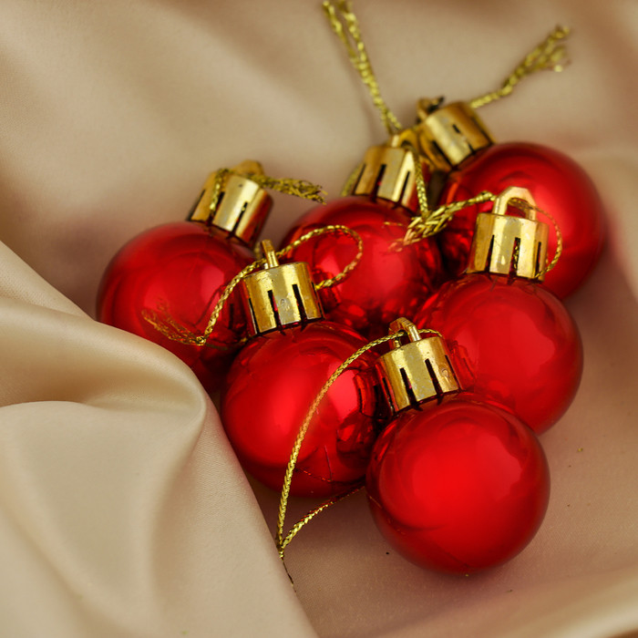 Набор шаров «Глянец» | Зимнее волшебство