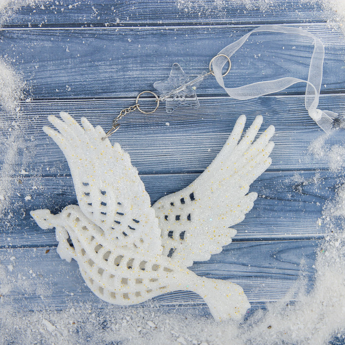 Украшение ёлочное «Голубь с веткой» | Зимнее волшебство