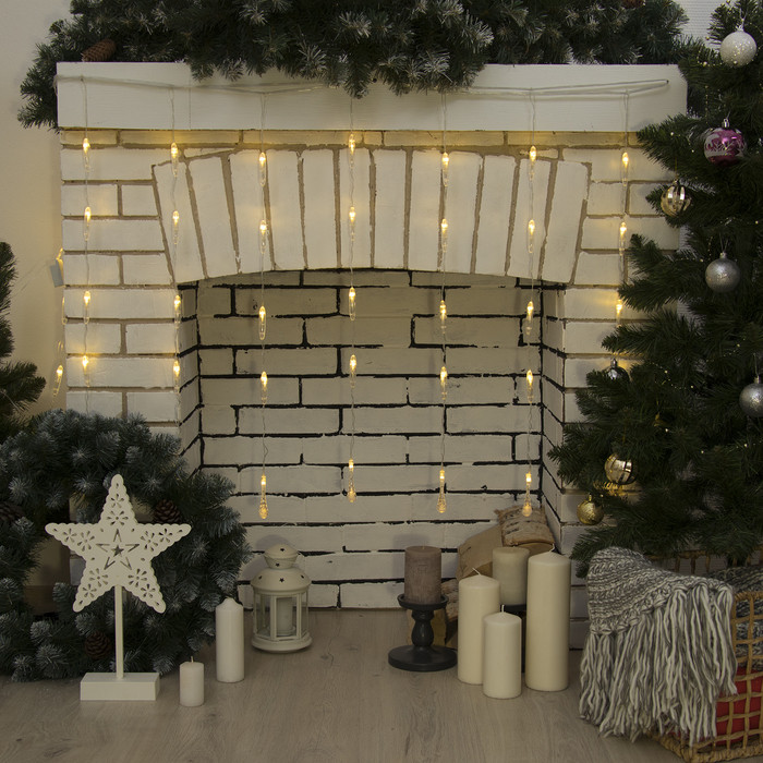 Гирлянда-занавес «Капли» | Decor | Luazon