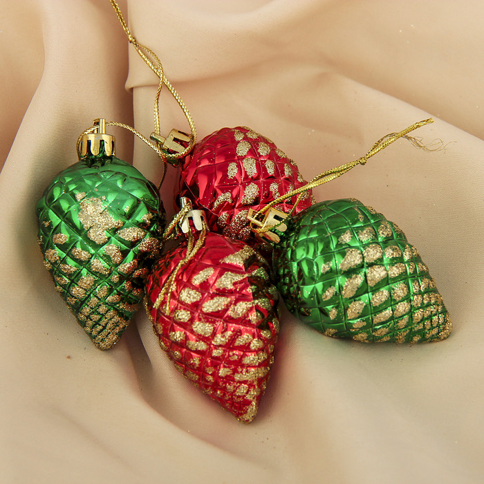 Украшение ёлочное «Шишки в золоте» | Зимнее волшебство