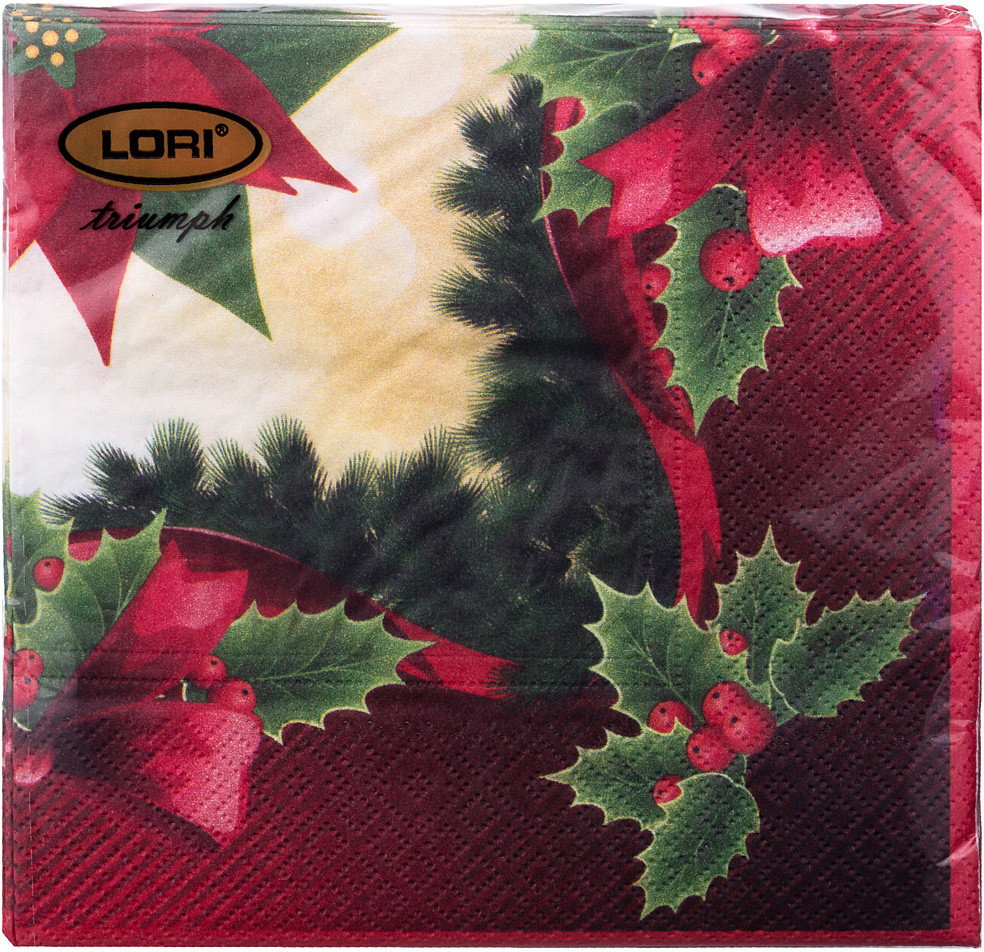 Салфетки бумажные | Новый Год | Lori Triumph