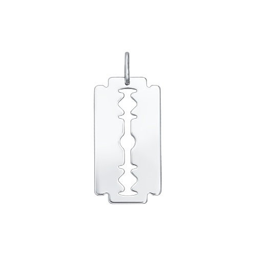 Подвеска из серебра «Лезвие» | SOKOLOV