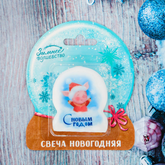 Свеча-барельеф «С Новым Годом»