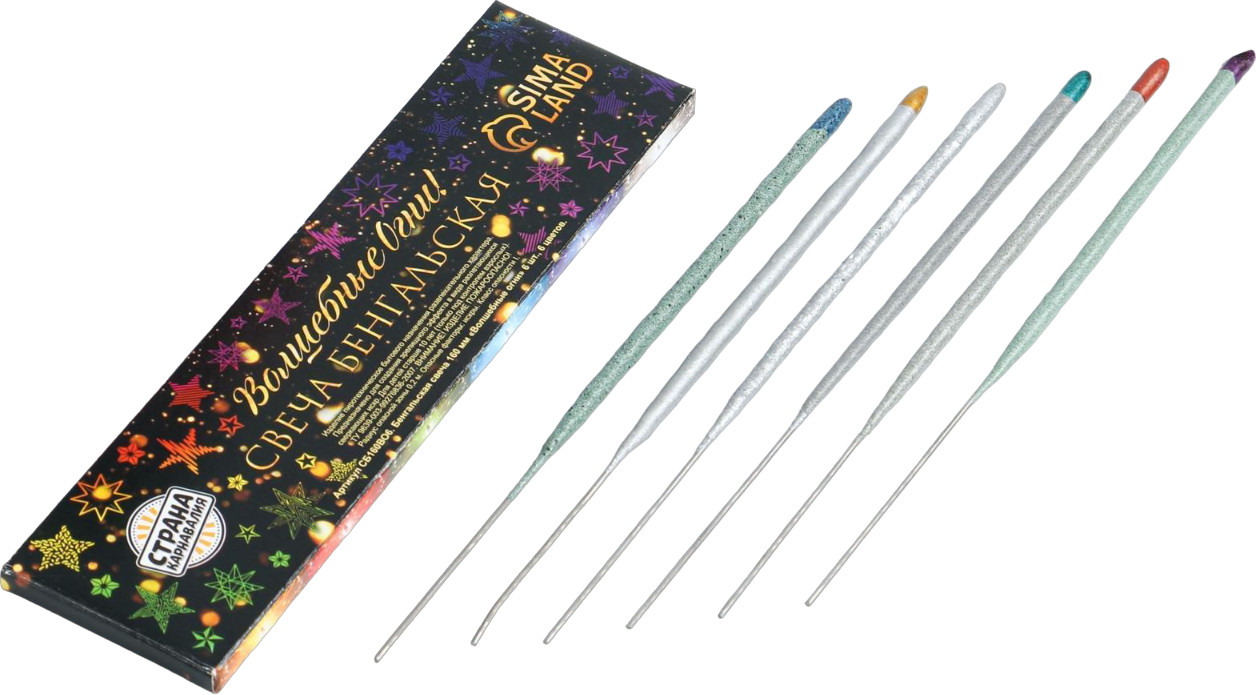 Набор бенгальских свечей «Волшебные огни»