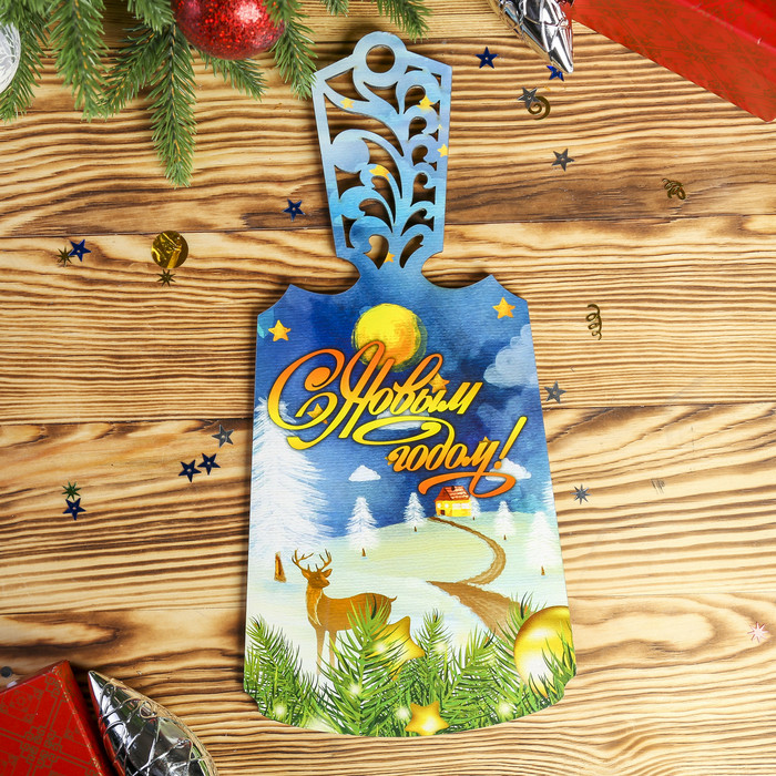 Доска разделочная «Новый год»