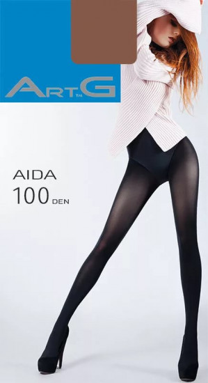 Колготки из микрофибры «Aida» (nero, 100 den)