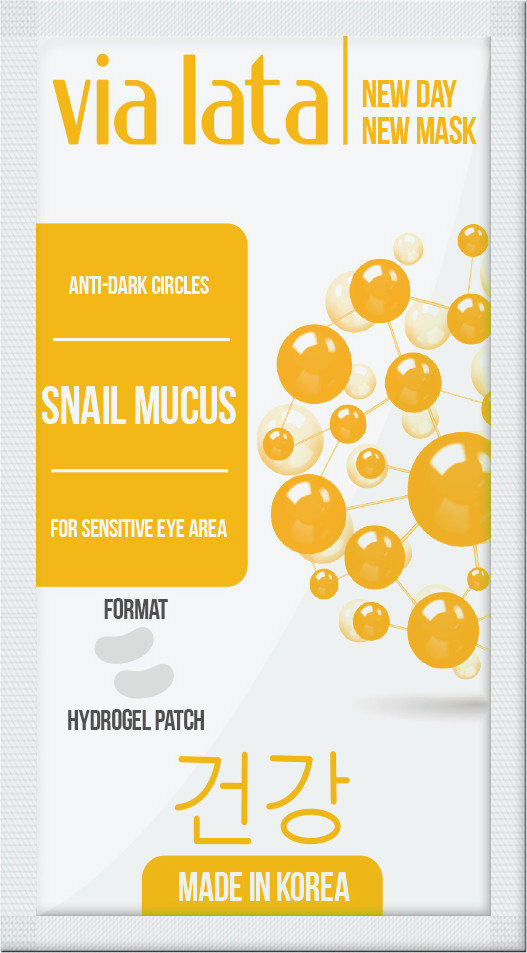 Патчи для глаз «Snail Mucus» | Via Lata