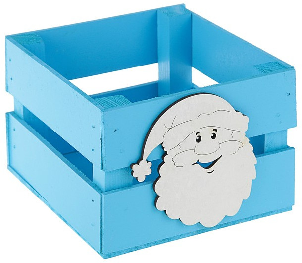 Ящик реечный «Дед мороз» | Новогоднее ассорти