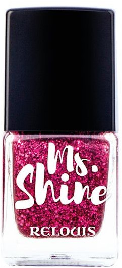 Лак для ногтей, оттенок 05 Sparkly ruby | Ms Shine | RELOUIS