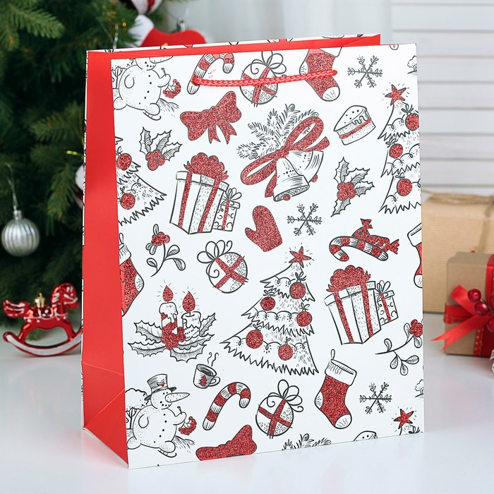 Пакет ламинированный «Новый год», люкс | Новогоднее ассорти