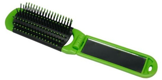 Расческа массажная с пластиковыми зубчиками и зеркалом | Meizer