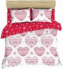 Комплект постельного белья «Новогоднее чудо» (арт. 7823/1, евро, бязь, 2 наволочки 70х70)