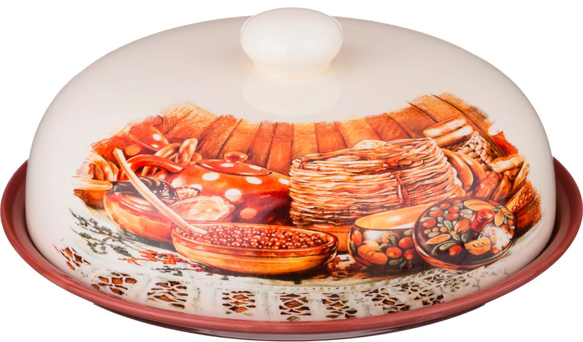 Блюдо для блинов с крышкой «Щедрая душа» | Щедрая душа | Agness